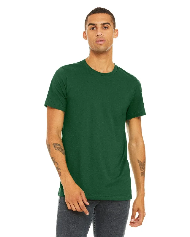 Bella+Canvas Unisex T-Shirt | Evergreen Hooded Caped Shawl Collar
