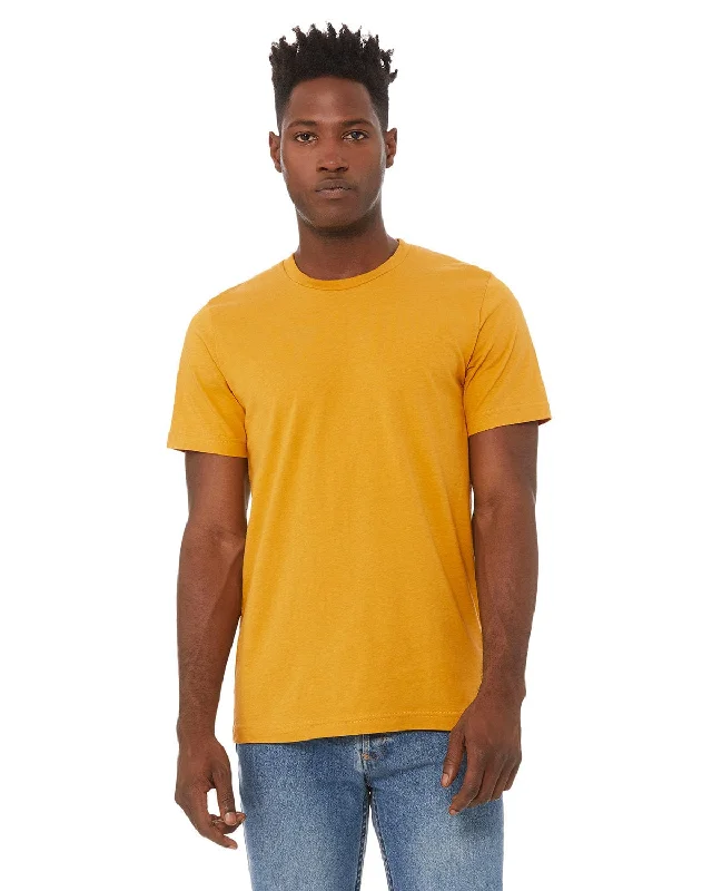 Bella+Canvas Unisex T-Shirt | Mustard Mesh Fabric Canvas Fabric Denim Fabric