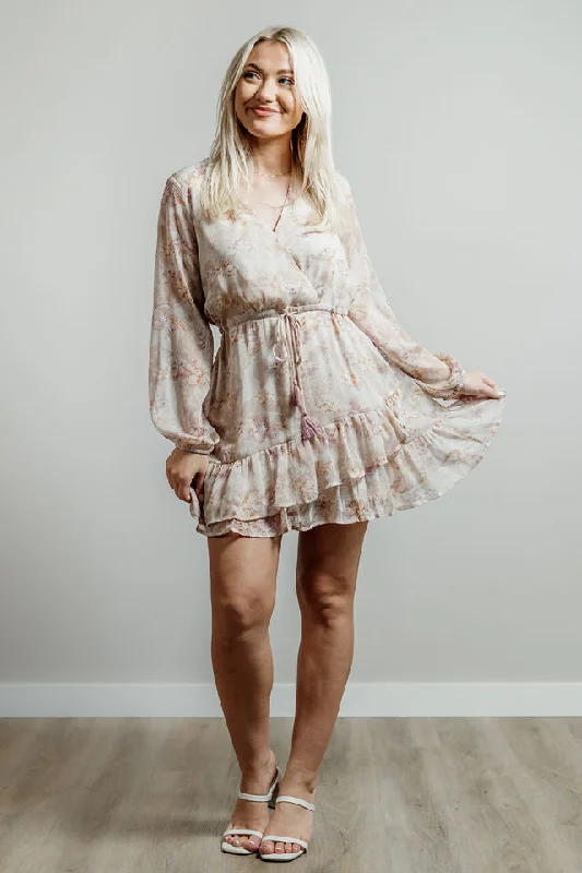 Blossoming Beauty Mini Dress Casual Button-Up Mini Dress