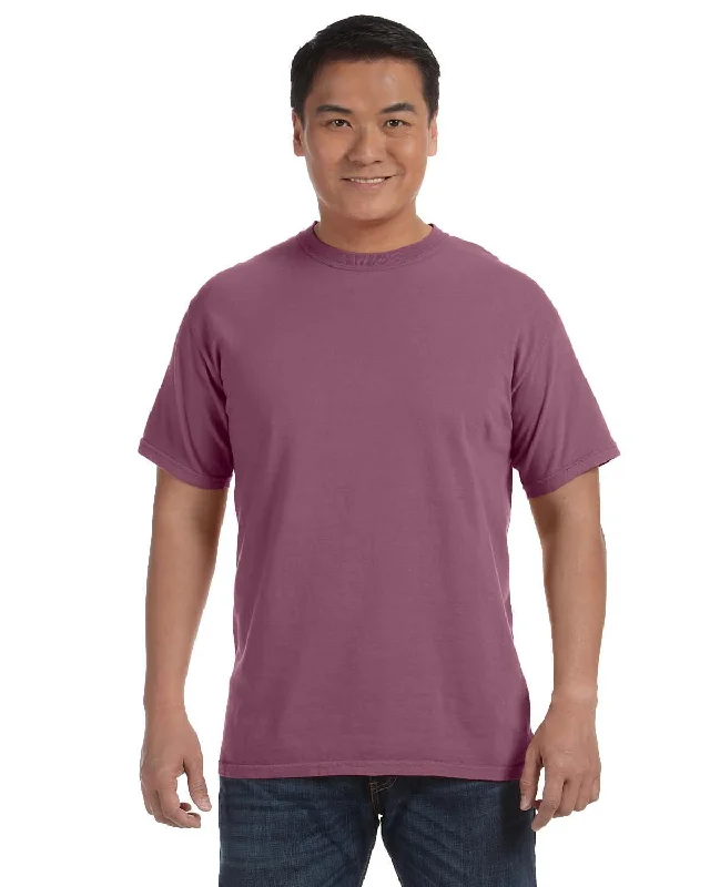 Comfort Colors Ringspun Garment-Dyed T-Shirt | Berry Rayon Velvet Corduroy