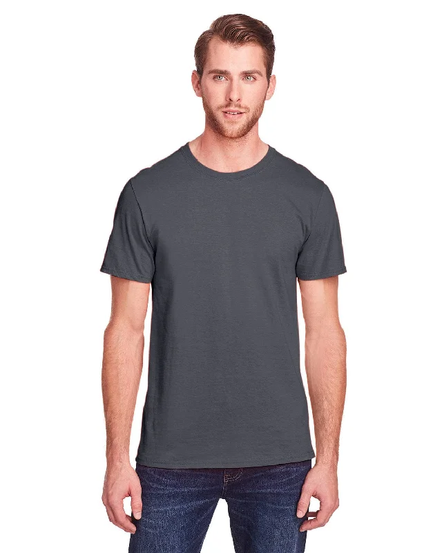 Fruit of the Loom Adult ICONIC T-Shirt | Charcoal Grey Machine Wash Dry Clean Hand Wash Fruit of the Loom Adult ICONIC T-Shirt | Charcoal Grey Machine Wash Dry Clean Hand Wash