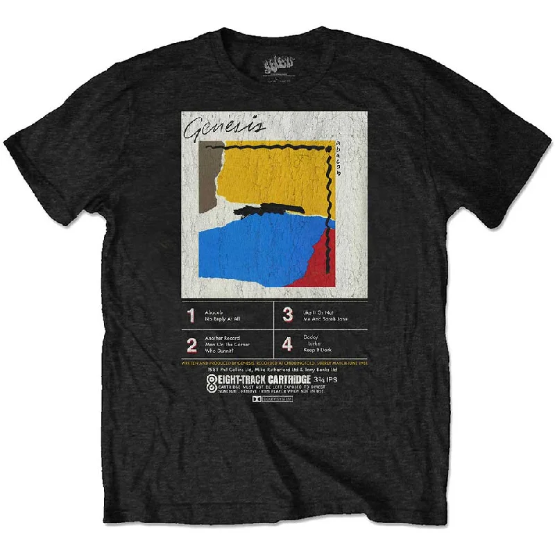 Genesis | Official Band T-Shirt | ABACAB 8-Track Print Jacquard Patchwork