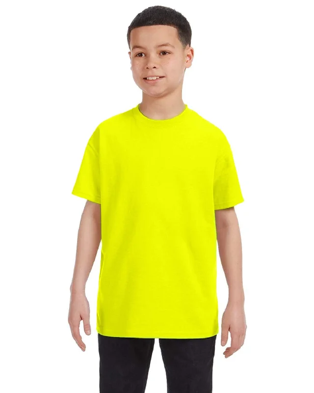 Gildan Youth Lightweight 100% Cotton T-Shirt | Safety Green Terry Blend Velvet Blend Canvas Blend Gildan Youth Lightweight 100% Cotton T-Shirt | Safety Green Terry Blend Velvet Blend Canvas Blend