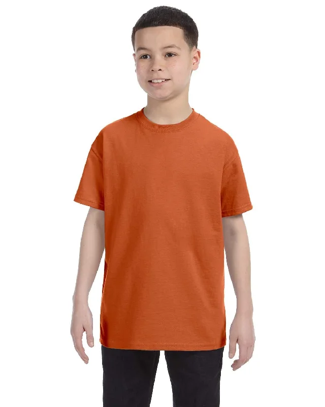 Gildan Youth Lightweight 100% Cotton T-Shirt | T Orange Oversized T-Shirt Spandex breathable