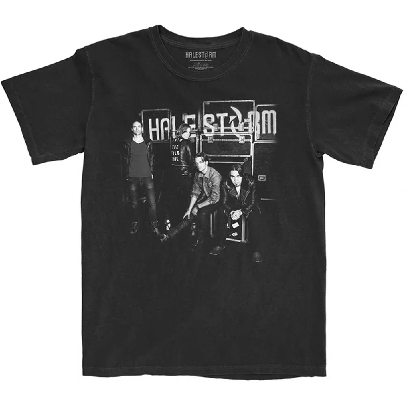 Halestorm | Official Band T-Shirt | The Wild Cover (Back Print) Cashmere Blend Cotton Blend Poly Blend Halestorm | Official Band T-Shirt | The Wild Cover (Back Print) Cashmere Blend Cotton Blend Poly Blend