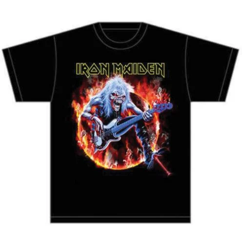 Iron Maiden | Official Band T-Shirt | Fear Live Flames Knit Fabric Woven Fabric Fleece Fabric Iron Maiden | Official Band T-Shirt | Fear Live Flames Knit Fabric Woven Fabric Fleece Fabric