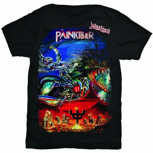 Judas Priest | Official Band T-Shirt | Painkiller Spandex Blend Rayon Blend Denim Blend