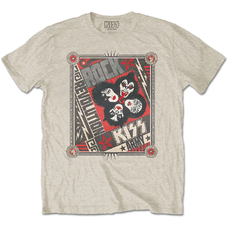 KISS | Official Band T-Shirt | Rock Revolution Anti-Pilling Machine Wash Handmade
