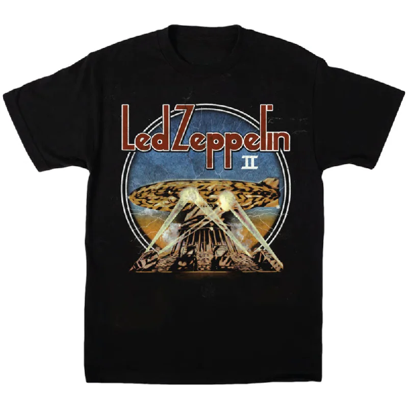 Led Zeppelin | Official Band T-Shirt | LZII Searchlights Fashionable Trendy Casual