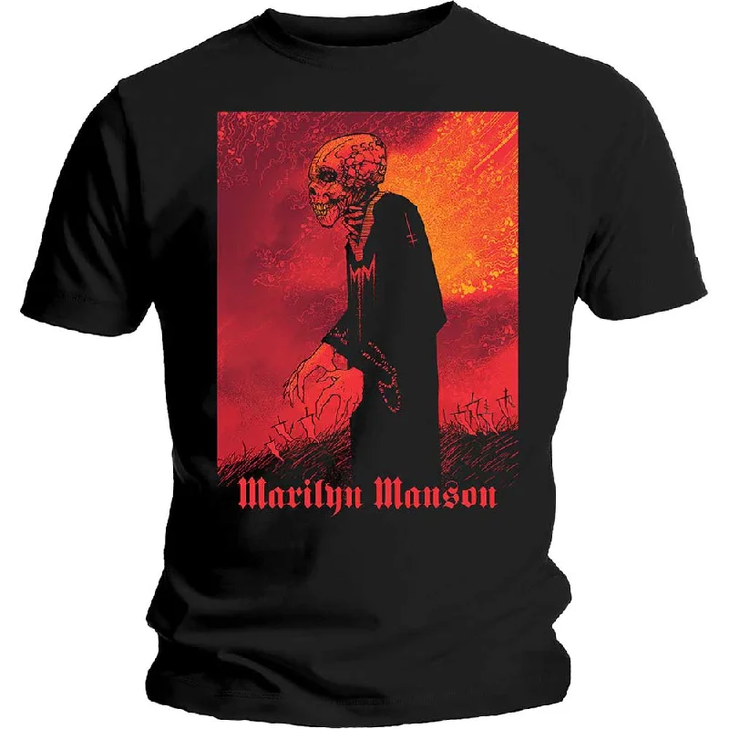 Marilyn Manson | Official Band T-Shirt | Mad Monk Anti-Shrink Durable Soft