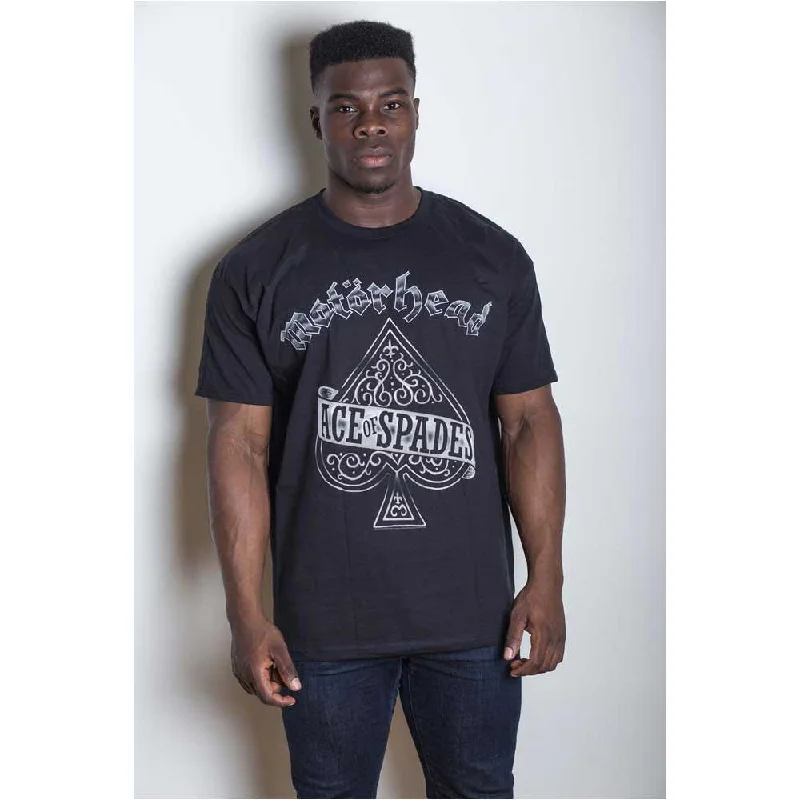 Motorhead | Official Band T-Shirt | Ace of Spades Boxy Fit Fitted Loose