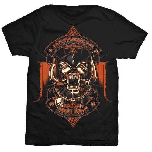 Motorhead | Official Band T-Shirt | Orange Ace Terry Blend Velvet Blend Canvas Blend Motorhead | Official Band T-Shirt | Orange Ace Terry Blend Velvet Blend Canvas Blend