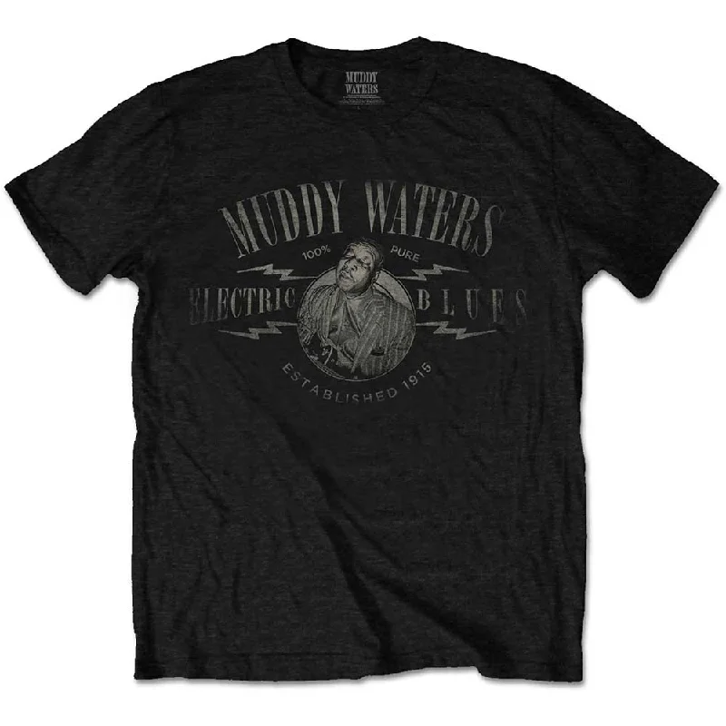 Muddy Waters | Official Band T-Shirt | Electric Blues Vintage Front Pockets Side Pockets Patch Pockets Muddy Waters | Official Band T-Shirt | Electric Blues Vintage Front Pockets Side Pockets Patch Pockets