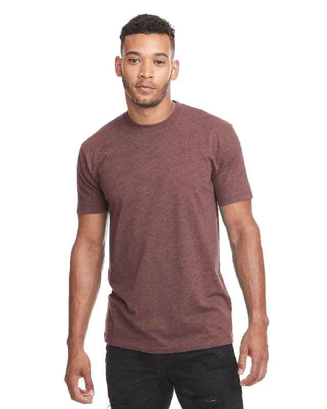 Next Level Mens CVC Crewneck Tee | Heather Maroon Knit Fabric Woven Fabric Fleece Fabric Next Level Mens CVC Crewneck Tee | Heather Maroon Knit Fabric Woven Fabric Fleece Fabric