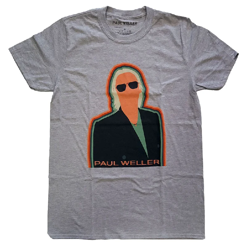 Paul Weller | Official Band T-Shirt | Illustration Key Lines Collared Crew Neck Turtle Neck
