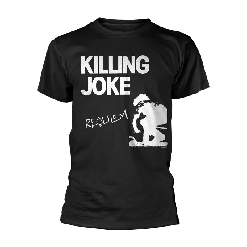 Killing Joke Unisex T-shirt: Requiem Satin Fabric Silk Fabric Chiffon Fabric