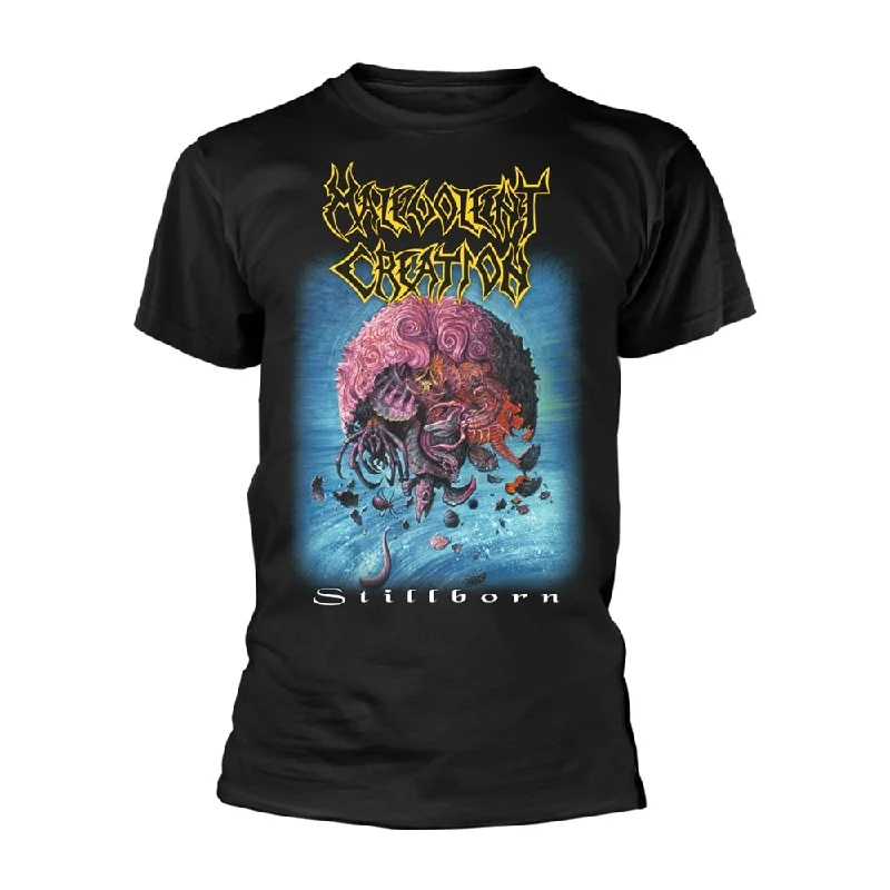 Malevolent Creation Unisex T-shirt: Stillborn (back print) Jersey Fabric Tulle Fabric Batik Fabric