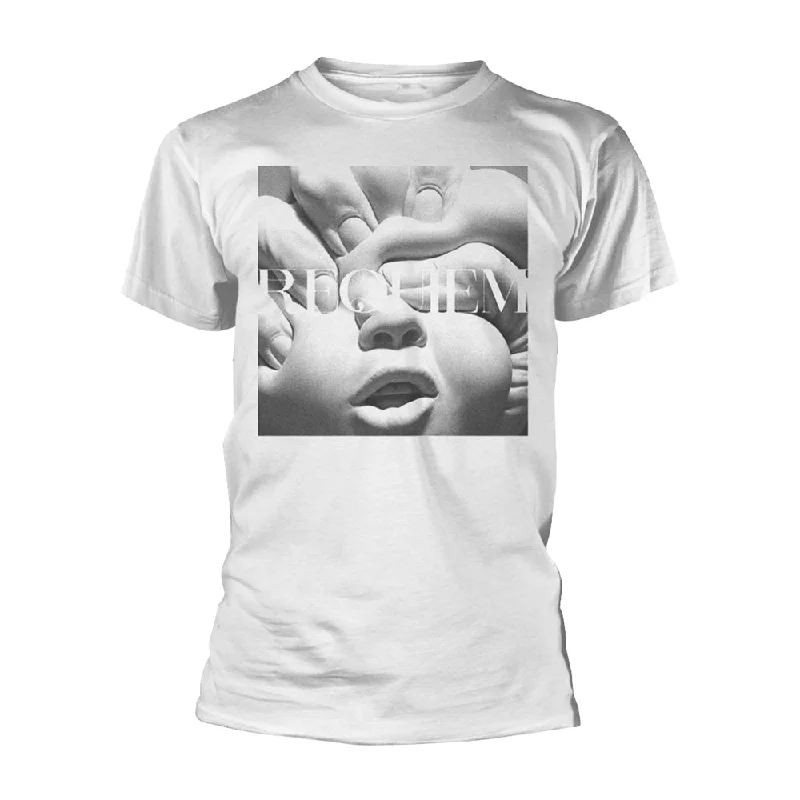Korn Unisex T-shirt: Requiem (back print) Polka Dot Checkered Tartan