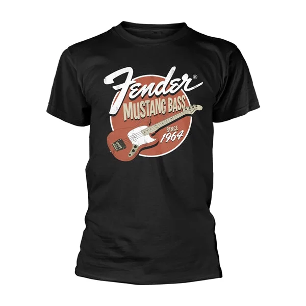 Fender Unisex T-shirt: Mustang Bass Front Pockets Side Pockets Patch Pockets