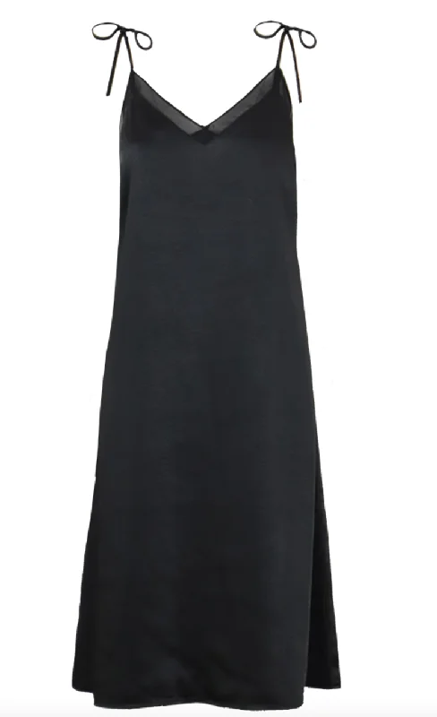 The Silky Slip Midi Dress by Lucy Paris Comfortable Draped Midi Dress