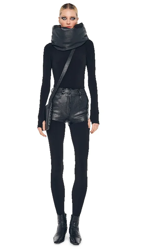 HIGH WAIST JEAN SHORT Elegant Wide-Leg Jeans