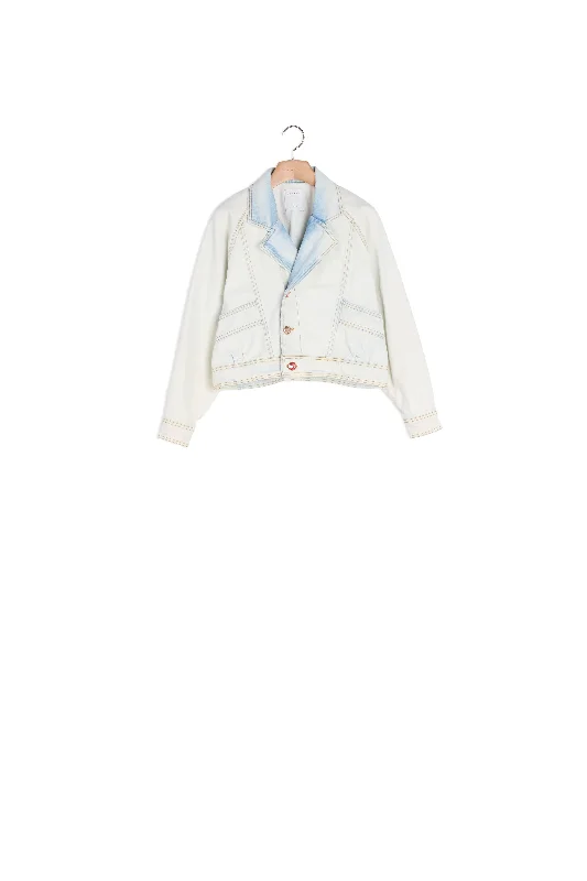 Veste en jean délavée Trendy Skinny High-Waist Jeans