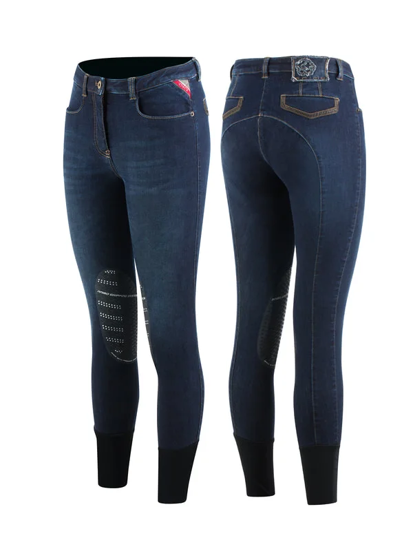 Animo NIRCAS Jean Breeches Casual Bootcut Ripped Jeans