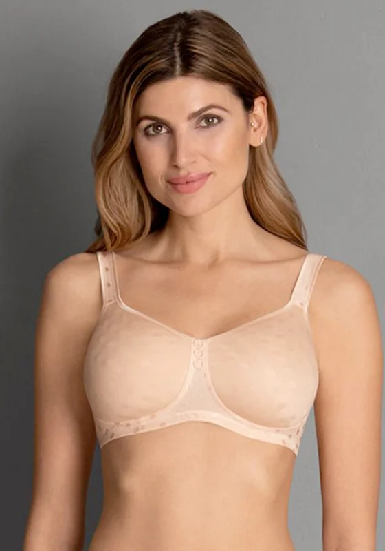 Anita Airita Post Mastectomy Bra, Light Powder Minimalist Wireless Bra