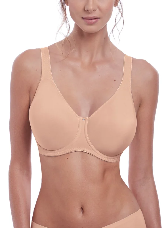 Aura Moulded Full Cup Bra In Natural Beige - Fantasie High Support Sports Bra