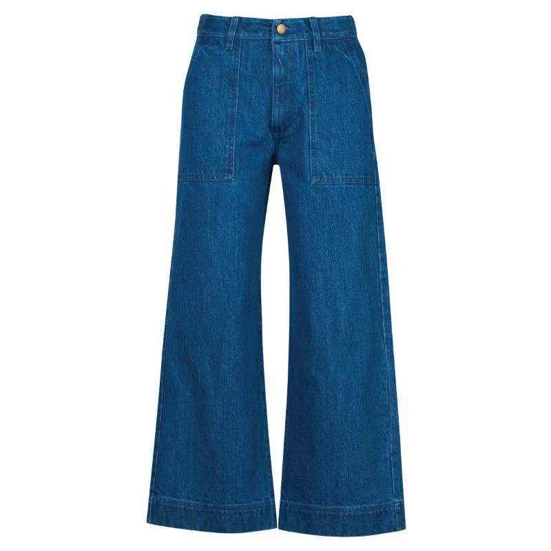 Barbour Southport Ladies Cropped  Jean - Original Wash Trendy Colored Denim Jeans