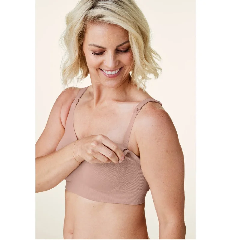 Body Silk Seamless Nursing Bra - Cameo Active Support Bra