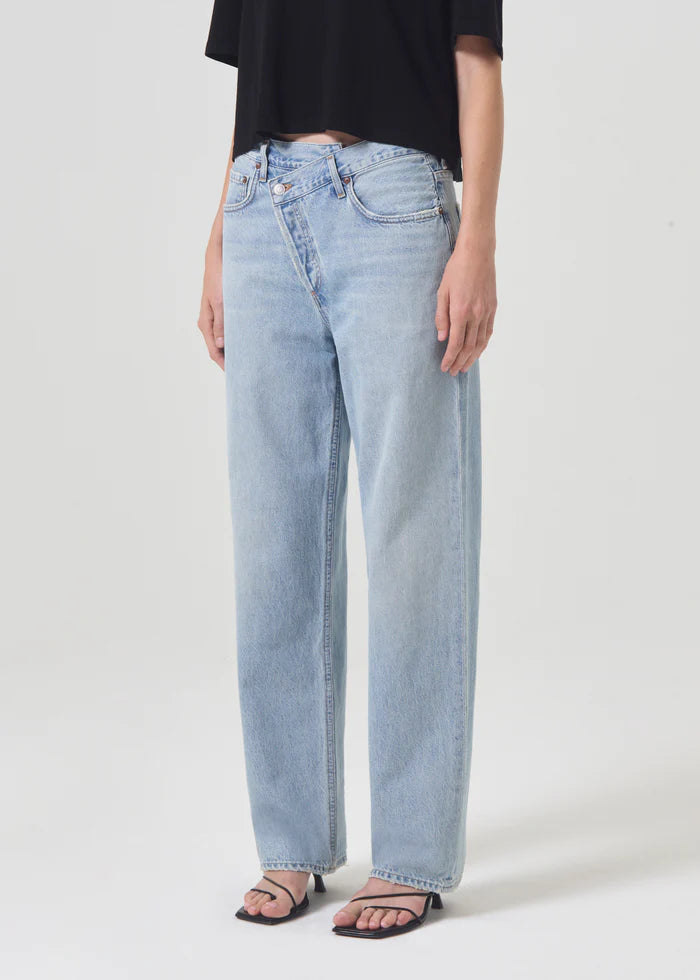 Criss Cross Jean In Wired Trendy Bootcut High-Waisted Jeans