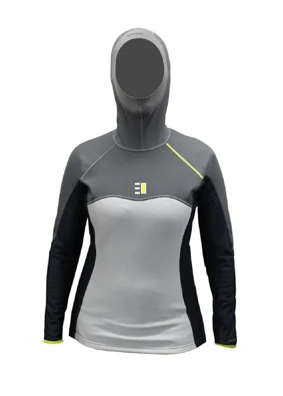 Enth Degree Womens Nekton Hooded L/S Thermal Top Hoodie with Logo Branding Identity