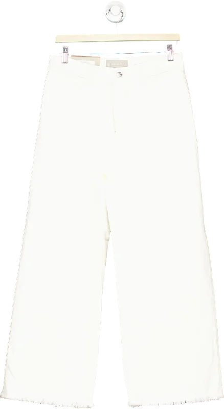 Everlane Natural The Cropped Mariner Jean 28 Trendy Bootcut High-Waisted Jeans