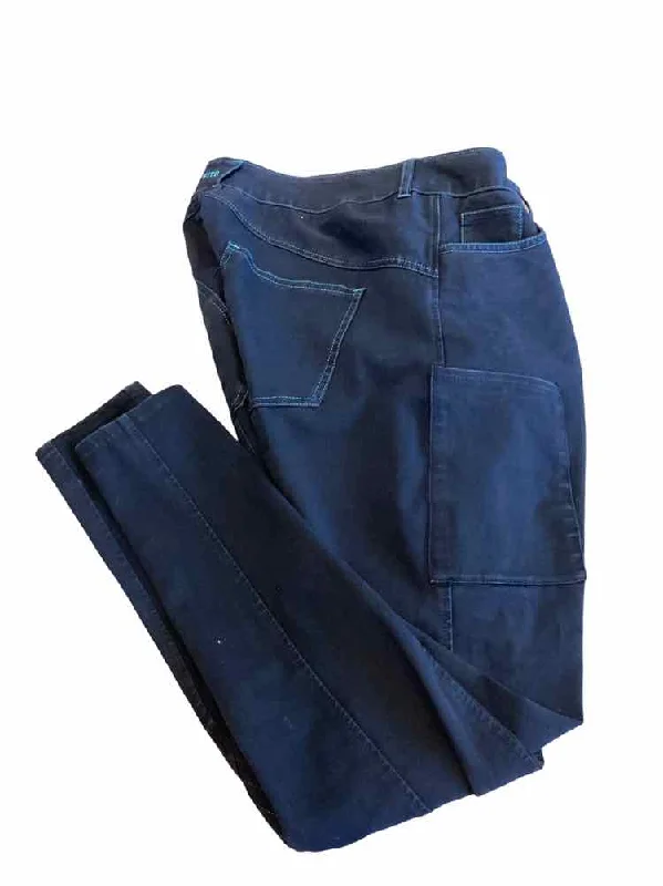 Fits new ladies large jean breech black B Fashionable Raw Hemmed Jeans