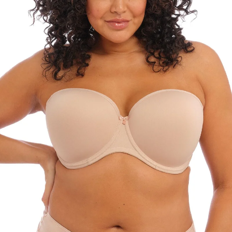 Smooth Strapless Bra In Sahara - Elomi Comfortable Lace Bralette