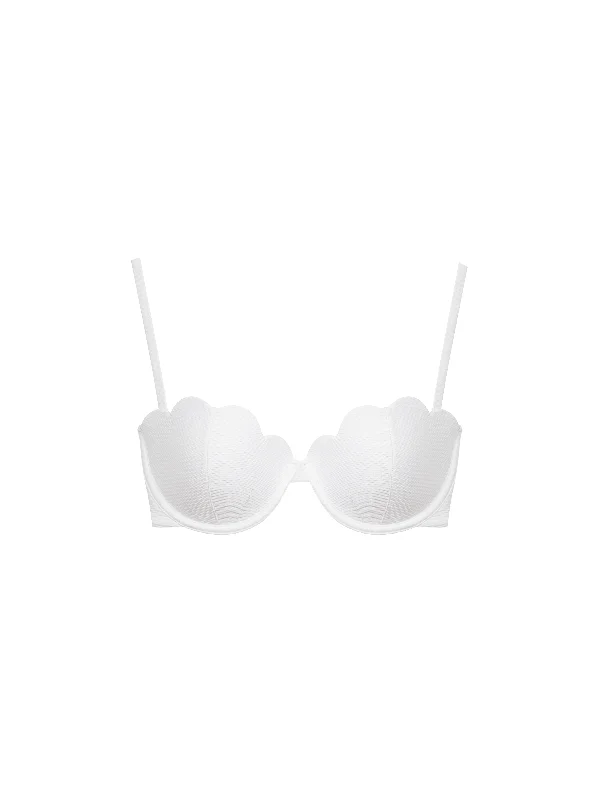 The Contour Bra - Ivory Honeycomb Smooth Push-Up Bra