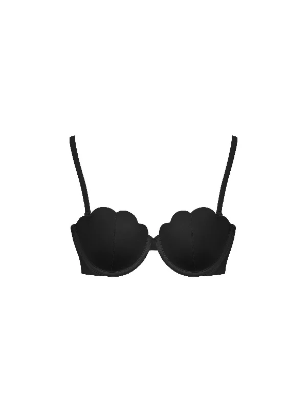 The Contour Bra - True Black Seamless Fit Bra