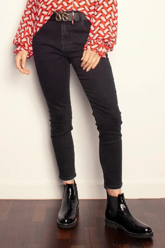 The Others - The Stretch Staple Jean - Washed Black Casual Skinny Fit Jeans