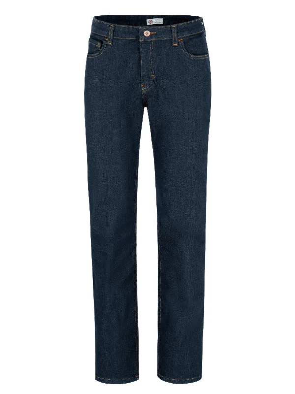 Women's Industrial 5-Pocket Jean Cozy Relaxed Fit Denim Jeans