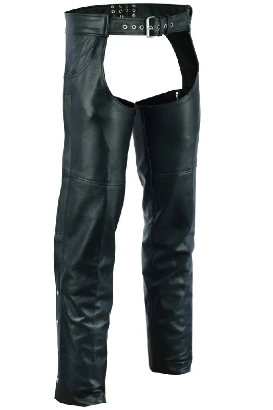 DS402 Unisex Chaps with 2 Jean Style Pockets Fashionable Straight Cut Jeans