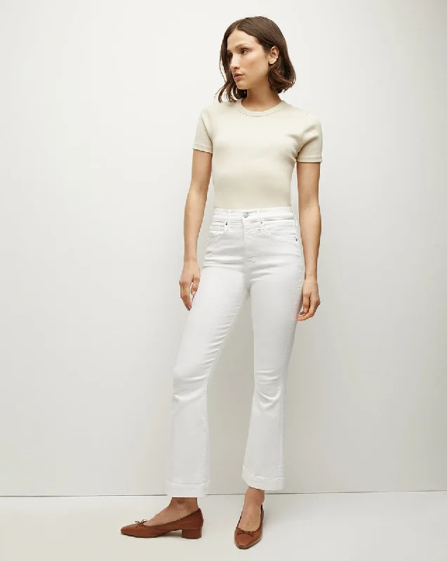Carson High Rise Kick-Flare Jean Elegant High-Waisted Flared Jeans