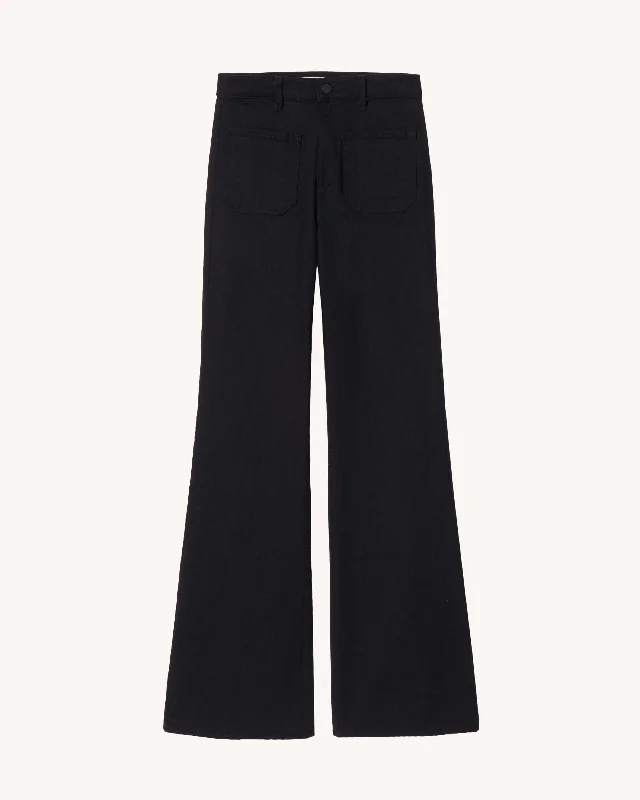 Florence Jean In Black Stylish Acid-Wash Jeans