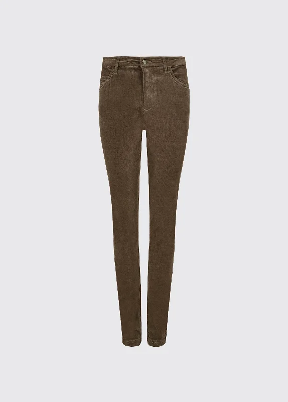 Jean Honeysuckle -  Mocha Comfortable Straight-Legged Denim