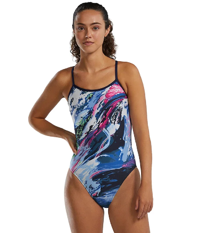 TYR Women's Transient Trinityfit One Piece Swimsuit Stylish Swimsuit Set