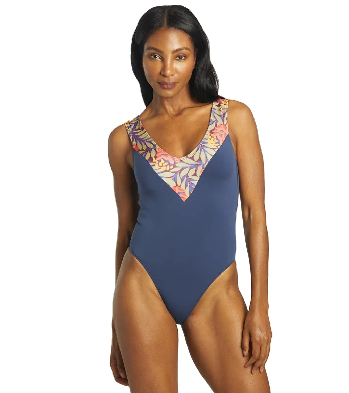 Seea Women's Sabina One Piece Swimsuit True Blue Comfortable Swim Dress