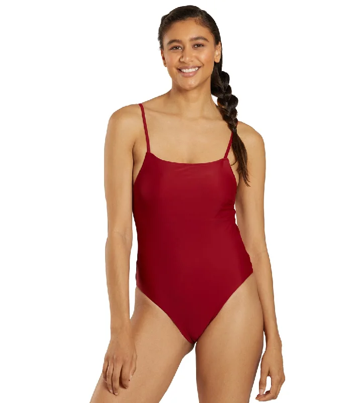 Sporti Active One Piece Swimsuit Nutmeg Trendy Swimwear Set