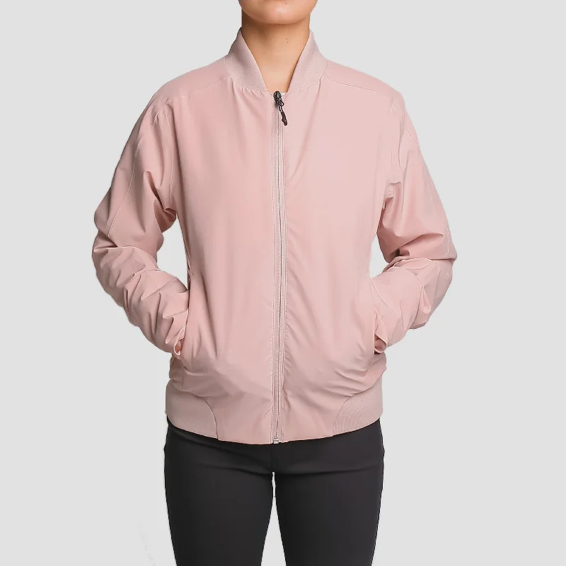 Balance 2L Bomber Jacket Rose Toggled Jacket Drawstring Jacket Belted Jacket