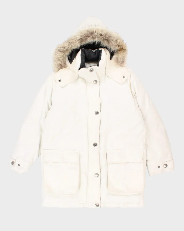 Duvet Down By Nuage Hooded Puffer Jacket - M Hooded Jacket Caped Jacket Shawl Collar Jacket