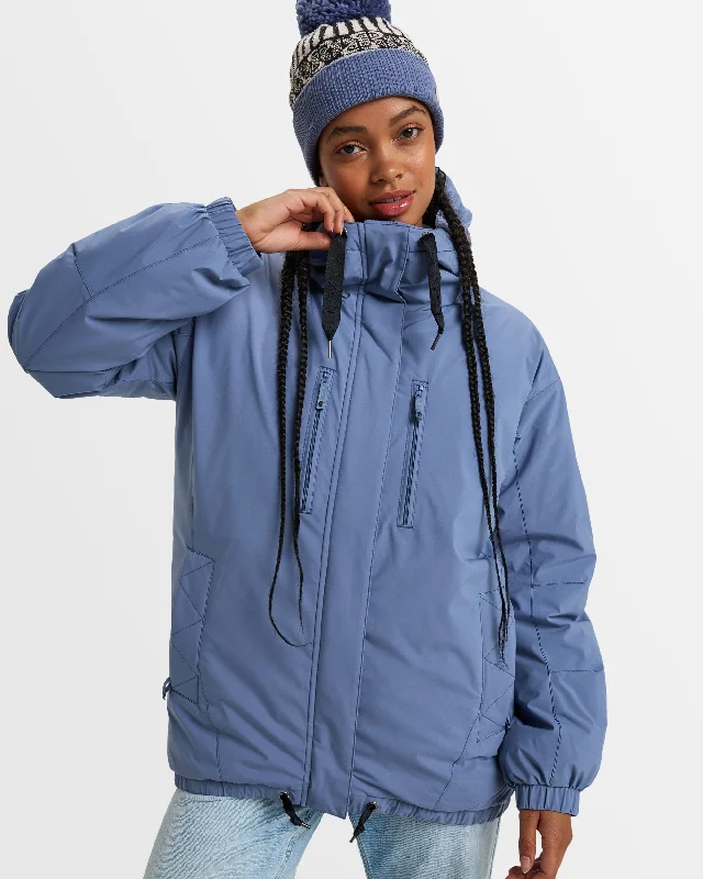 Womens Lofty Cloud Insulated Jacket Zip Front Button Front Snap Front